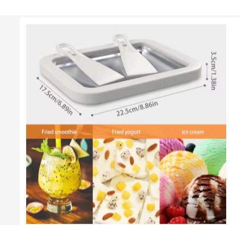 RB Ice Cream Roll Maker Pembuat Es Krim Gulung Es Krim Goreng