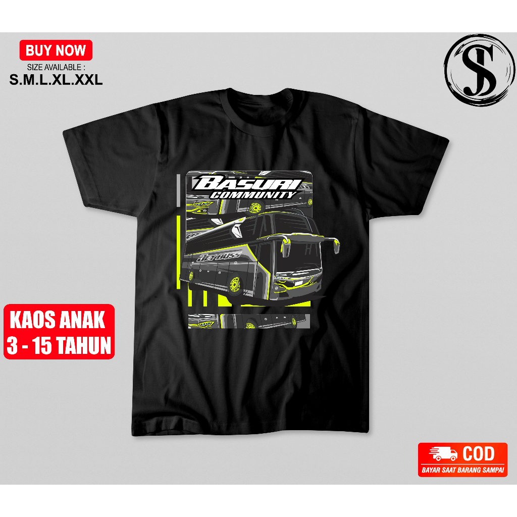 Kaos Anak Busmania Basuri Telolet Nabilla Winspector Jetbus3 Jb5