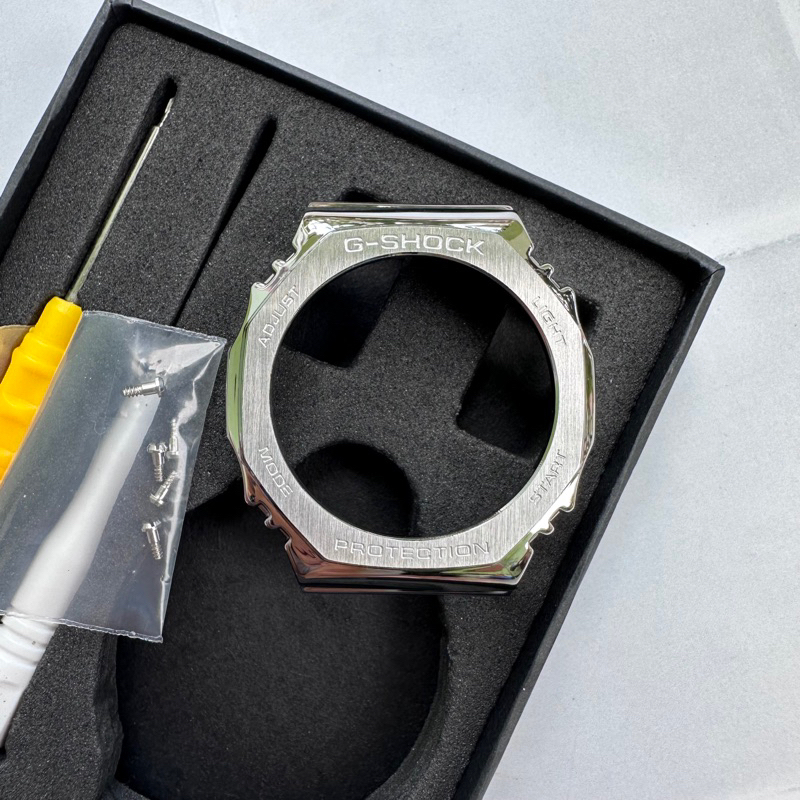 Bezel metal gshock ga-2100 bezel stainless ga2100 metal ga-2100 bezel