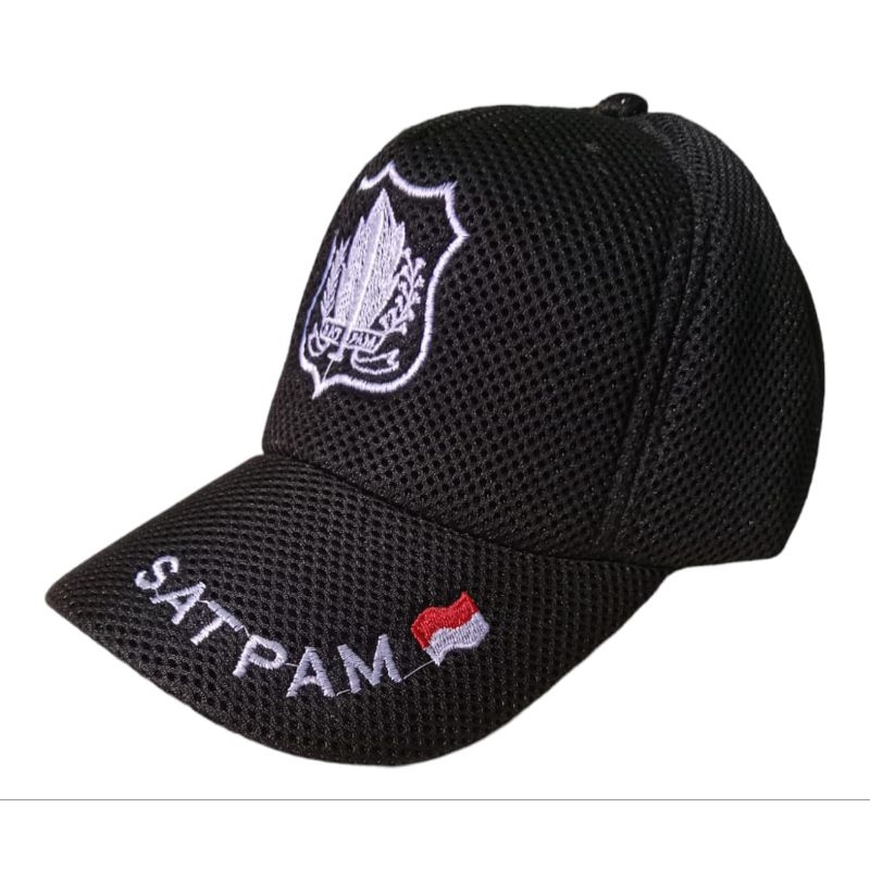 topi satpam hitam//topi satpam termurah