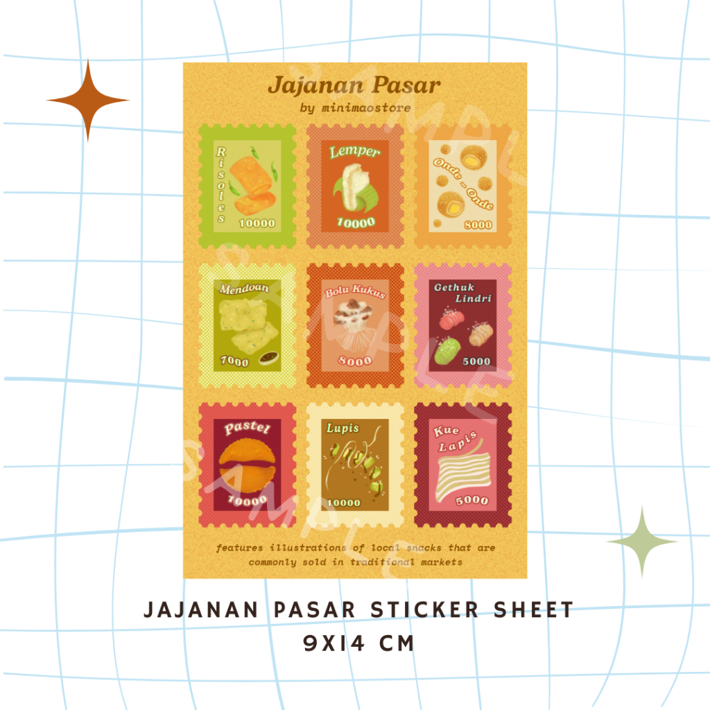 

Jajanan Pasar Sticker Sheet