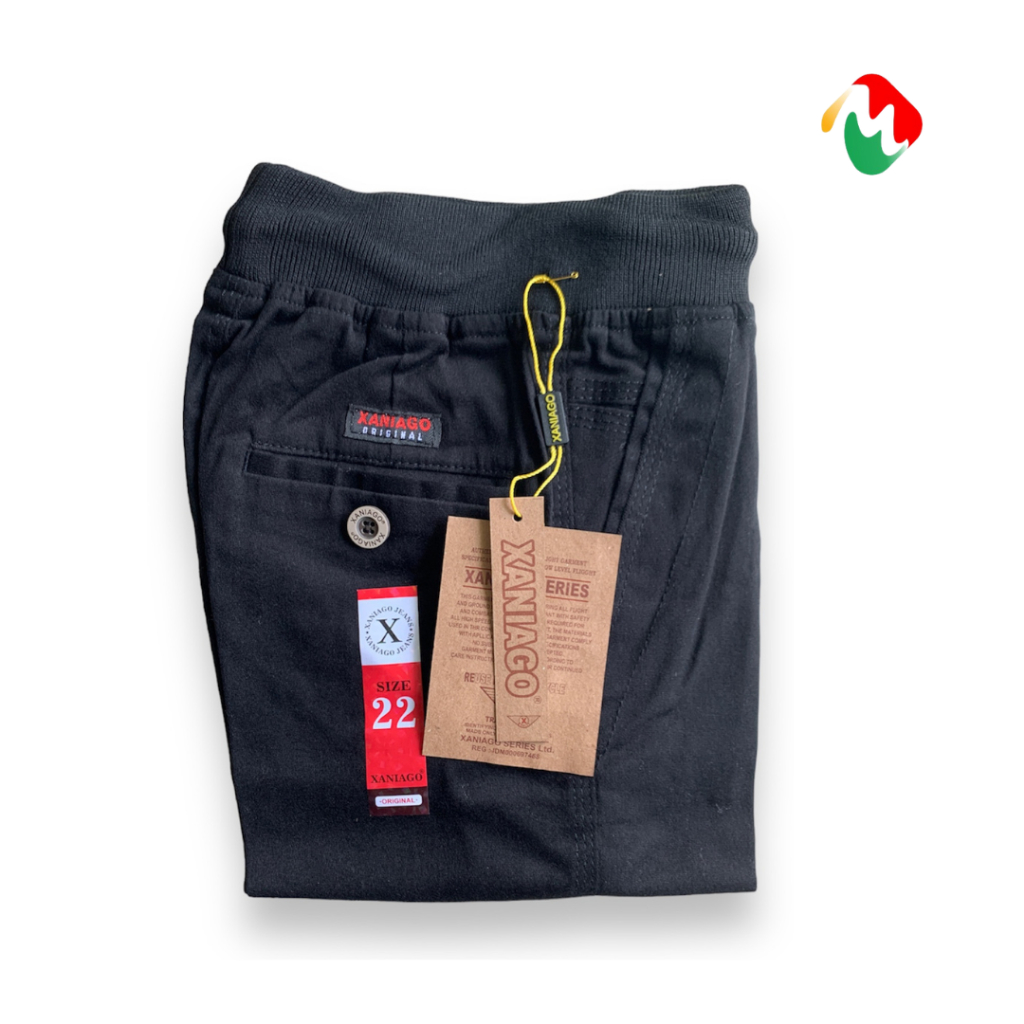 Megatrend - Celana Xaniago Chinos Anak Panjang Hitam