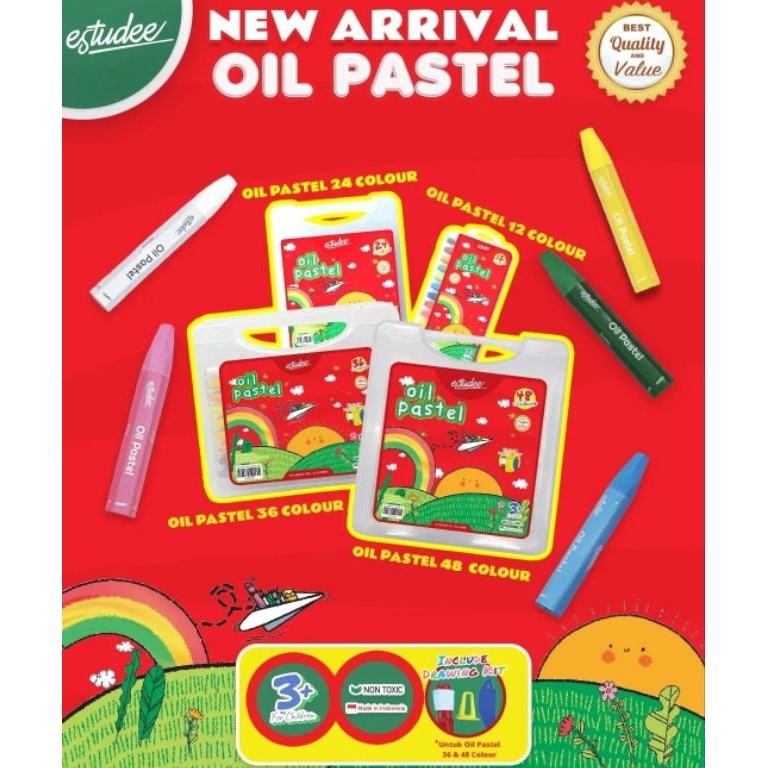 

KODE Q36X Estudee Oil Pastel Colour Original