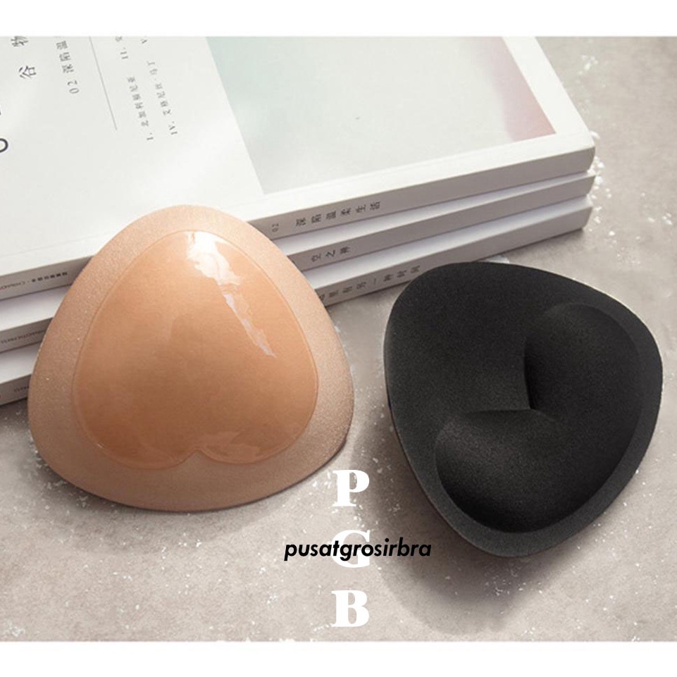 KODE H26N Triangle Pushup Pad Bra Pads Bra berbentuk Segitiga untuk Berenang Cup Tambahan Busa Bh Br