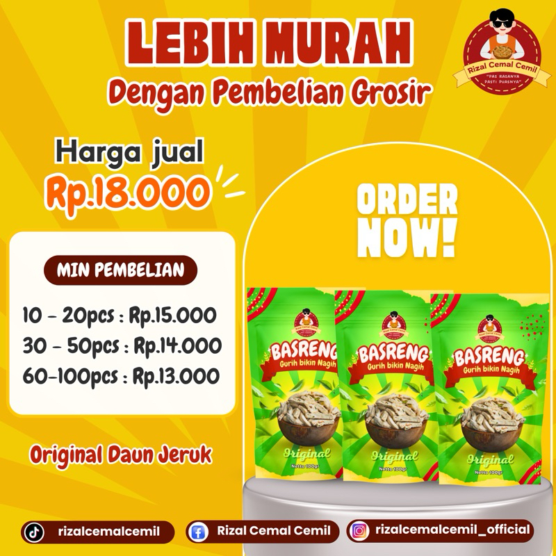 

BASRENG ORI DAUN JERUK (KHUSUS PEMBELIAN GROSIR) RIZAL CEMAL CEMIL