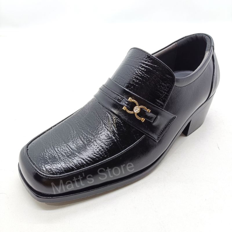 Sepatu pantofel kulit pria bahan kulit asli 1149 - size 37 - 42