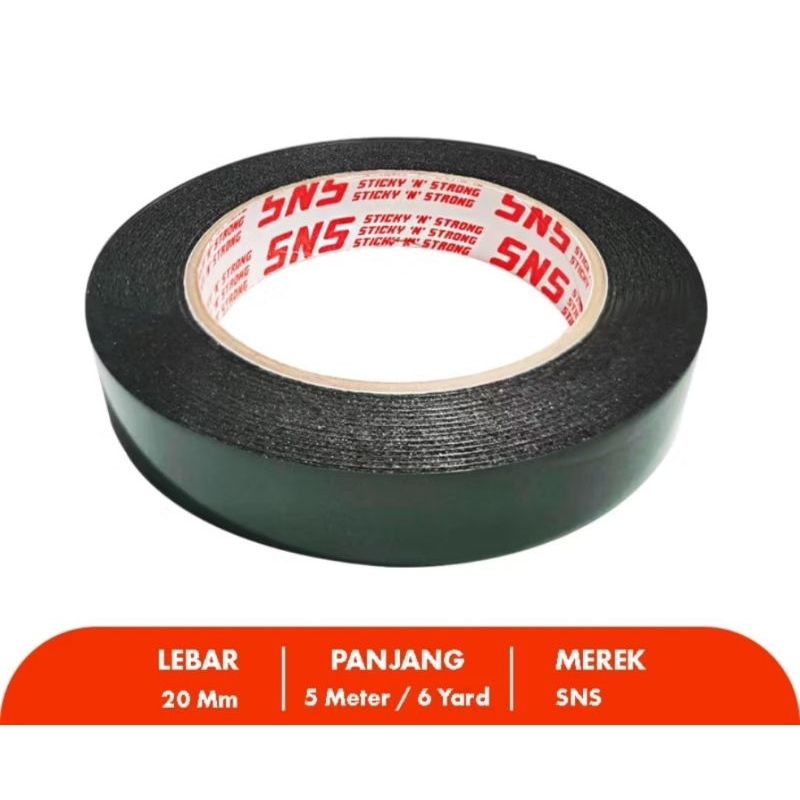 

Double Tape Busa (Foam Tape) 1 inch (20mm) x 5 meter