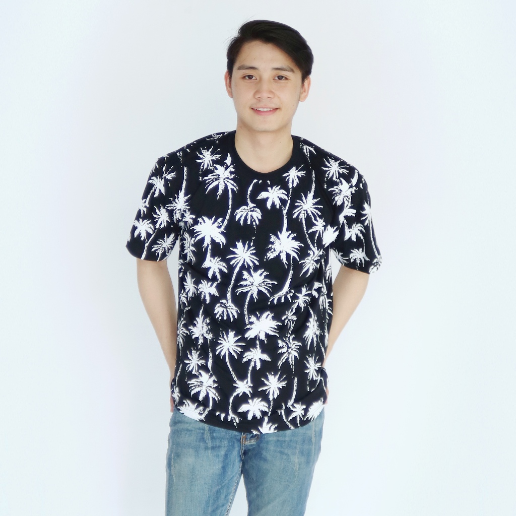 Sc Katun Kaos Distro Pria Motif Batik Lengan Pendek Atasan Kaos Oblong