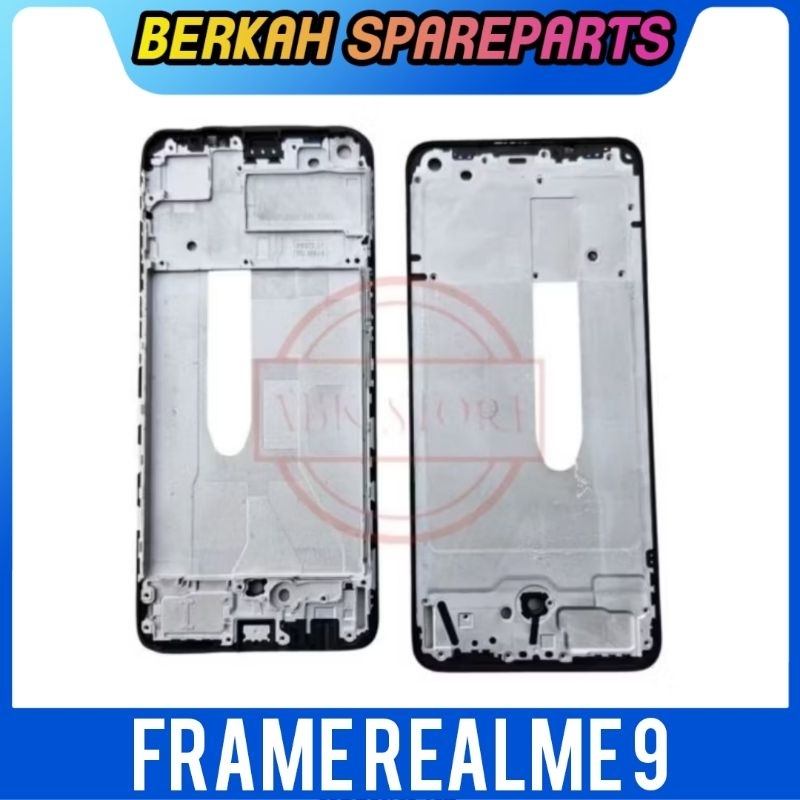 FRAME TULANG LCD REALME 9 RMX3521 TATAKAN DUDUKAN LCD ORIGINAL