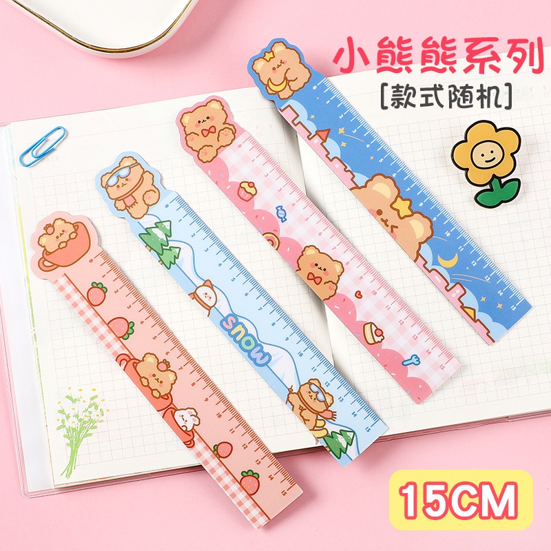 

1 Pcs Ruler Cartoon Penggaris Kartun Bear Lucu Best Seller AT36