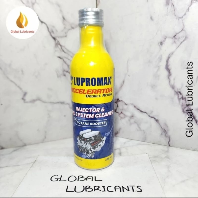 IMPROVED Lupromax Accelerator Double Action 250mL (Octane Booster/ Injector/ Fuel System Cleaner/ Pe