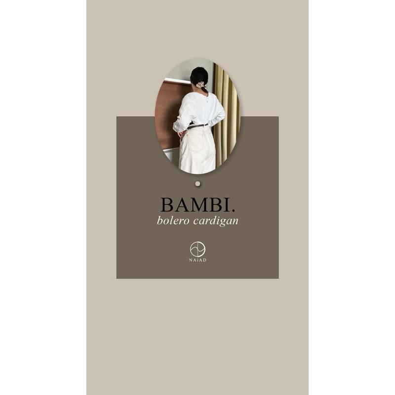 Bambi Bolero Cardigan / Cropped Knitted Bolero
