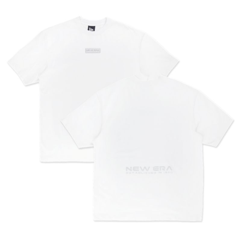 T-Shirt New Era Cap Comic Space Oversized White Original