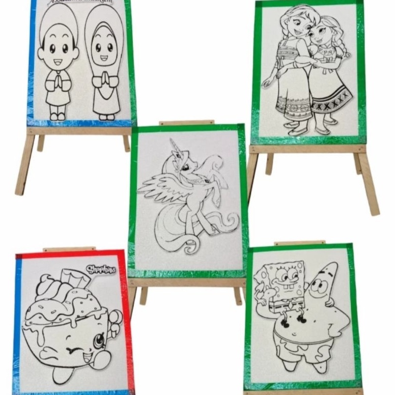 

KODE C85C Paket Murah List Lakban 5 pcs 3x4x1 Styrofoam Mewarnai