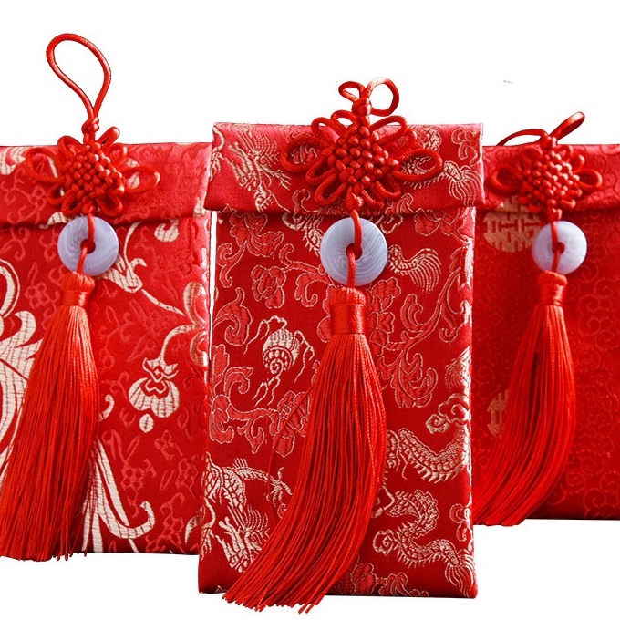 

KI3 AGP 2 Dompet Angpao KAIN Kado Imlek PREMIUM Quality