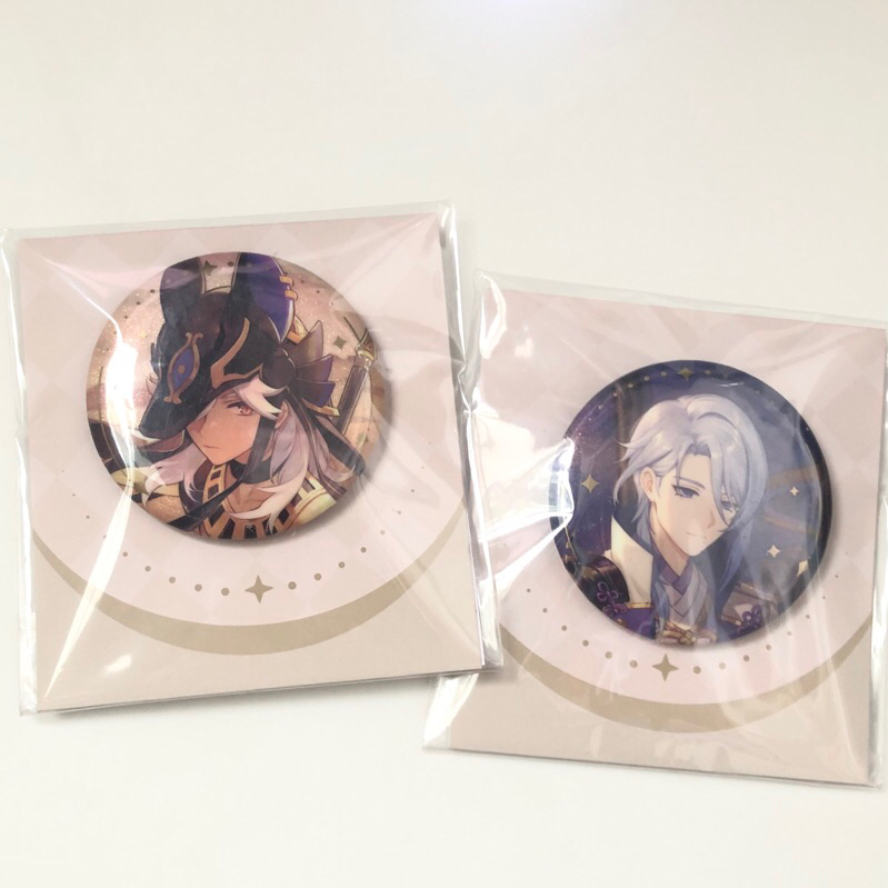 Official Genshin Impact Pin Badge Anecdotes Series 58mm Cyno Ayato