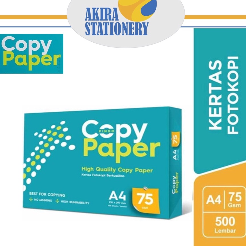 

Unggul KES HVS A4 75 GSM COPY PAPER 1 RIM LEMBAR