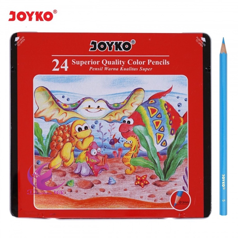 

KODE D32Z Pensil Warna Joyko CP24TC 24 Warna Kemasan Kaleng