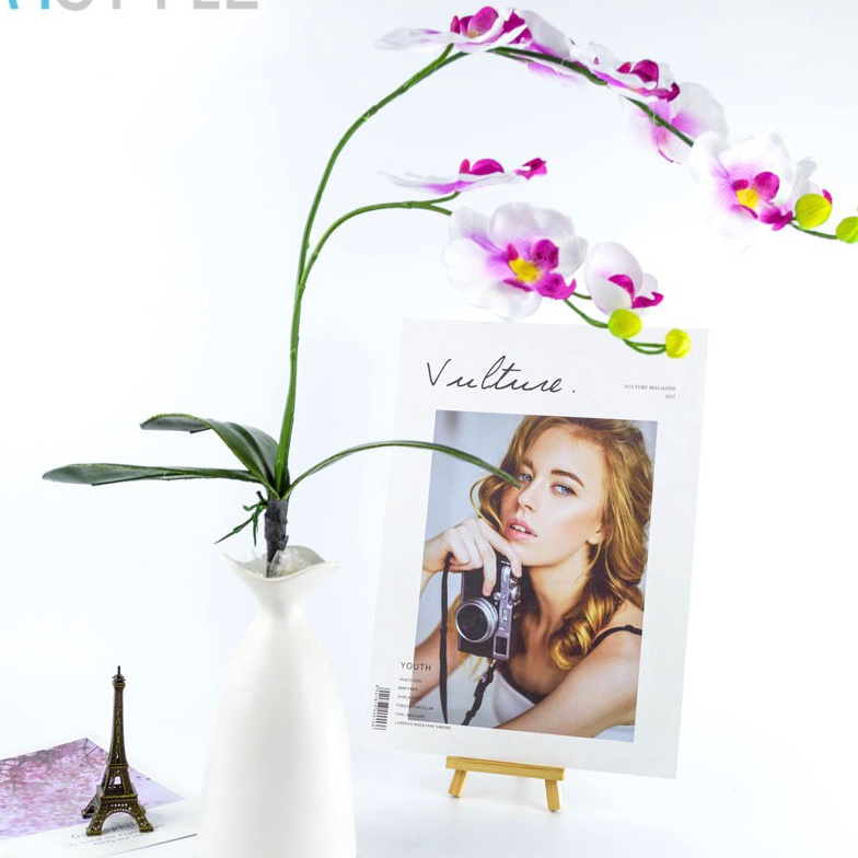 TERLARISSS MYSTYLE ANGGREK ORCHID TANAMAN HIAS BUNGA PLASTIK BESAR BUNGA ARTIFISIAL MURAH