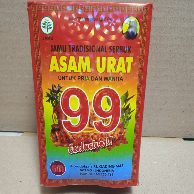 JAMU TRADISIONAL SERBUK ASAM URAT 99 EKSKLUSIF UNTUK PEGAL LINU REMATIK ENCOK SAKIT PINGGAMG KESELEO