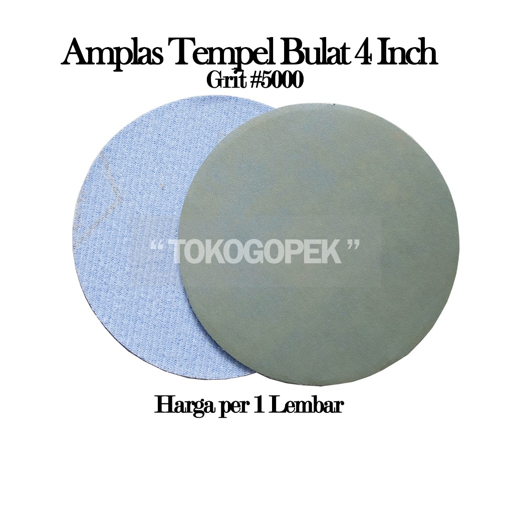 AMPLAS TEMPEL 4" INCH BULAT GRIT 5000 - 1PC