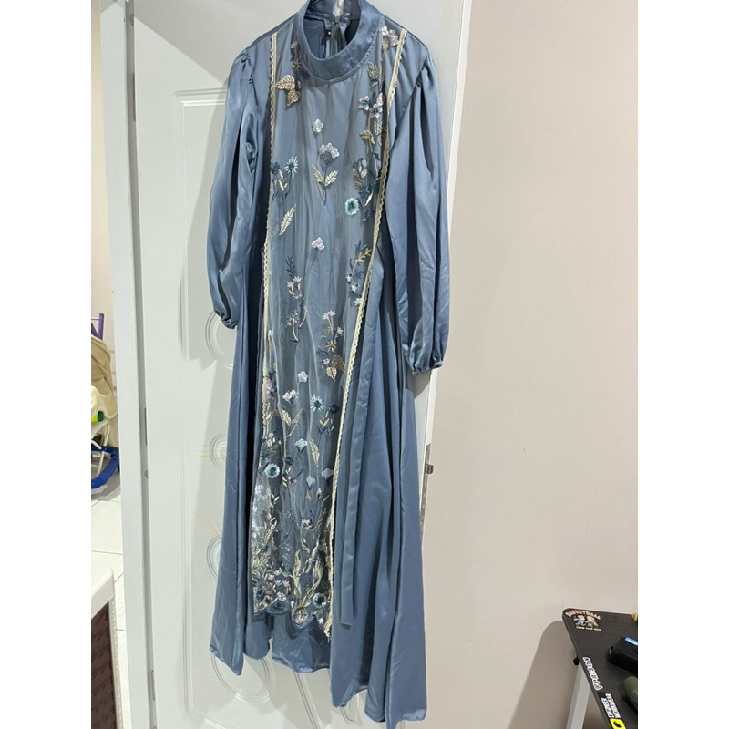 gamis baby blue