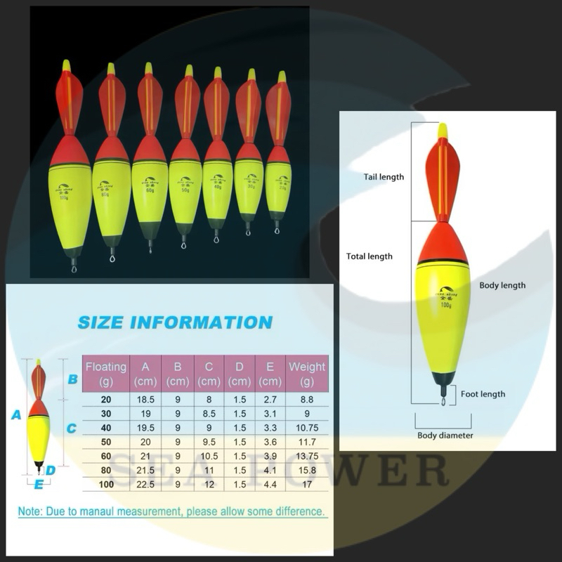 Pelampung pancing besar import material foam plastic kumbul pancing besar pelampung busa pancing bes