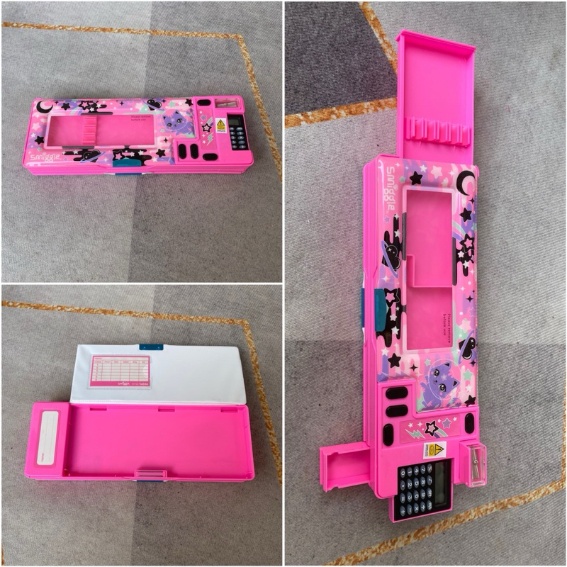 

SALE 70% SMIGGLE PENCIL CASE CAT PINK KODE 446406 ORIGINAL KIDZ STATION 100%