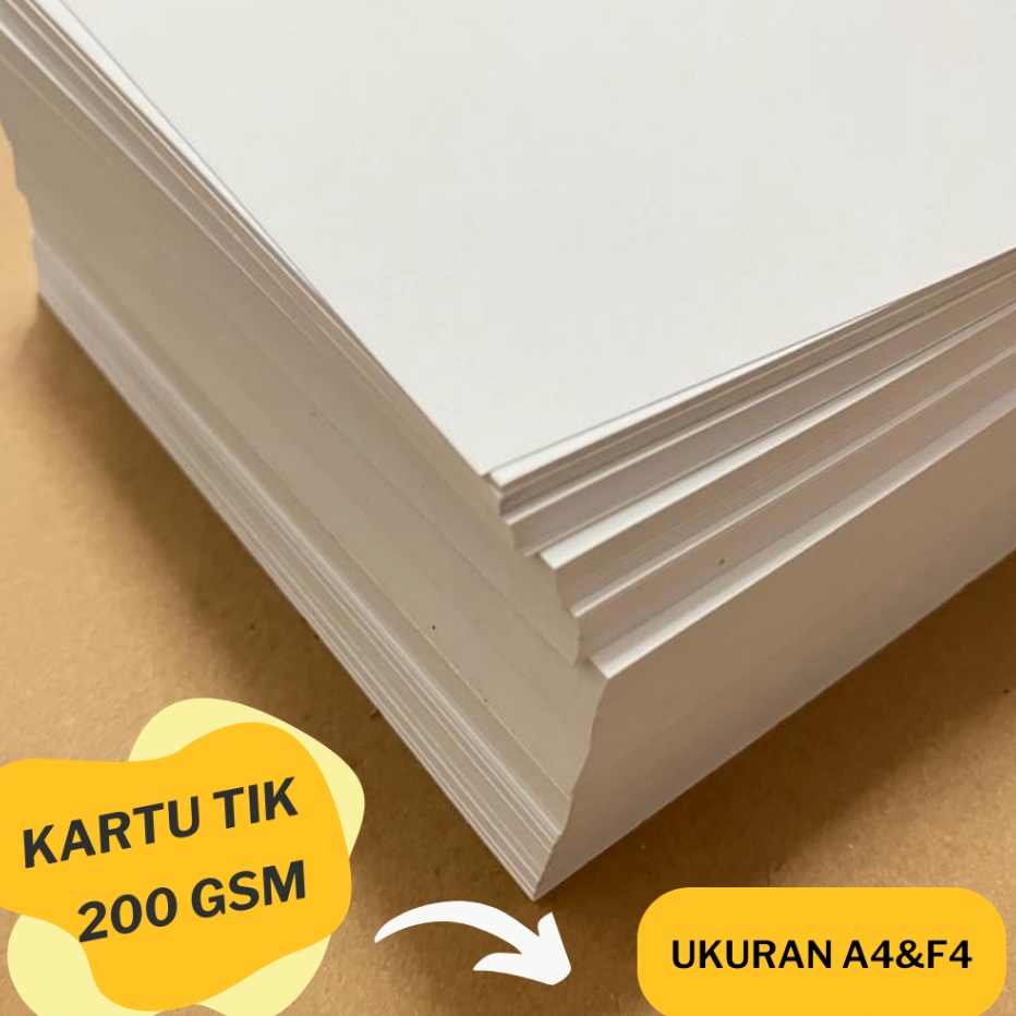 

KF7 Isi 5 lembarKartu Tik Kes Tik Karton Tik Brief Card BC 2 Gsm A4 F4