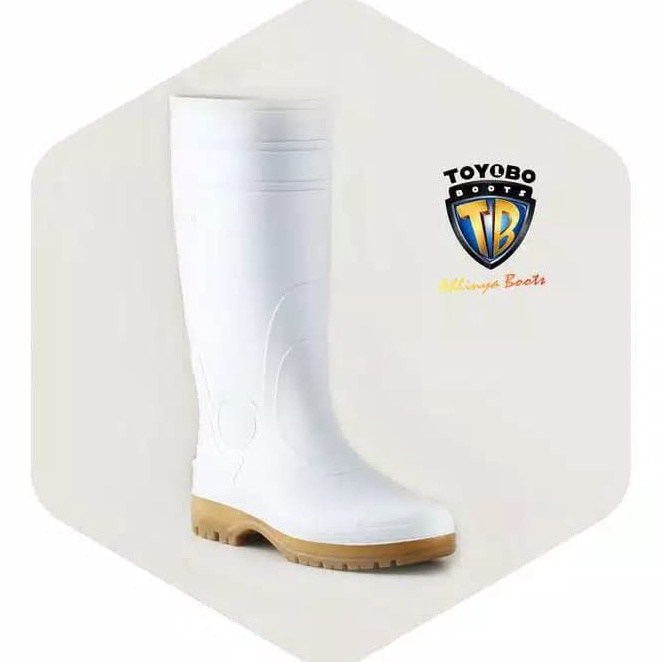 Paling Disukai Sepatu Boot Kerja Karet Tinggi Panjang TOYOBO