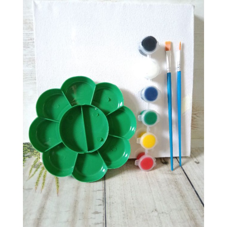

Free Packing Paket Lukis Kanvas 2x2 Goodie bag Hampers Painting Kit Canvas for Kids