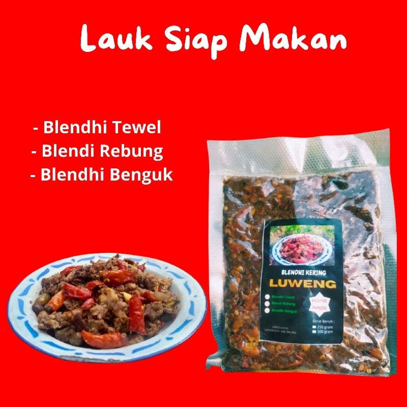 

Lauk Siap Saji / Blendi Tewel Nangka Muda Rebung Benguk Luweng Siap Makan