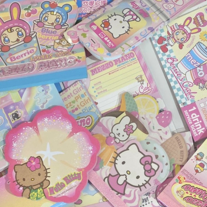

Beli Heisei Retro Kawaii memo packs by Prismparfait