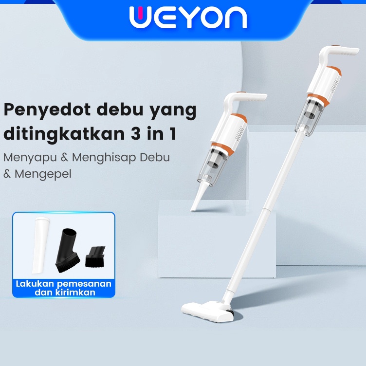 Weyon Vacum Cleaner 3 In 1 Cordless Vacuum Cleaner Penyedot Debu Poble Home Vakum Cleaner Penyedot D