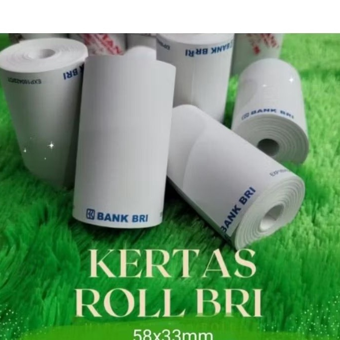 

Pasti Istimewa kertas kasir thermal EDC logo Bri 58x3 paket 1 roll