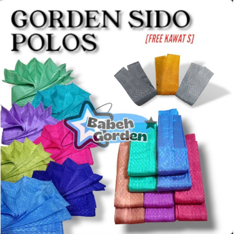 gorden Sido polos/gorden jendela/gorden polos/gorden pintu/gorden jendela polos/gorden/gorden pliske