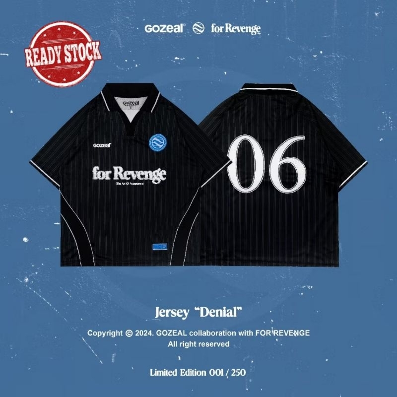 Jersey Gozeal x for revenge limited stok jersey unisex