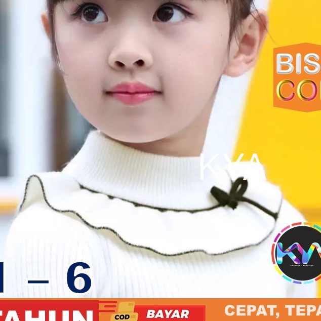 PROMO SPESIAL Baju Atasan Anak Cewe Cewek Perempuan Lengan Panjang Pariasi Pita Usia 1  6 Tahun Mode