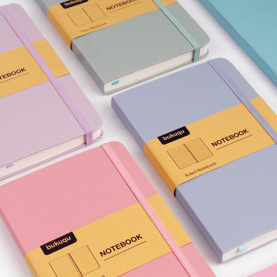 

FG2 Bukuqu Classic Notebook Pastel Edition Bullet Journal Planner Buku Agenda