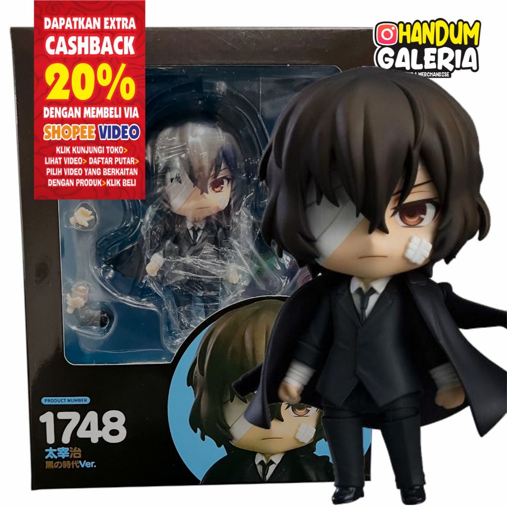 NENDOROID DARK ERA DAZAI OSAMU - NENDOROID 1748 OSAMU DAZAI: DARK ERA VER. BUNGO STRAY DOGS / NENDOR