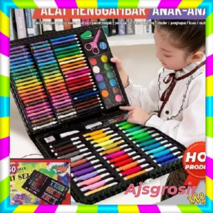 

Grosir Populer AJSSTORE Crayon Mewarnai Anak Set 15 pcs