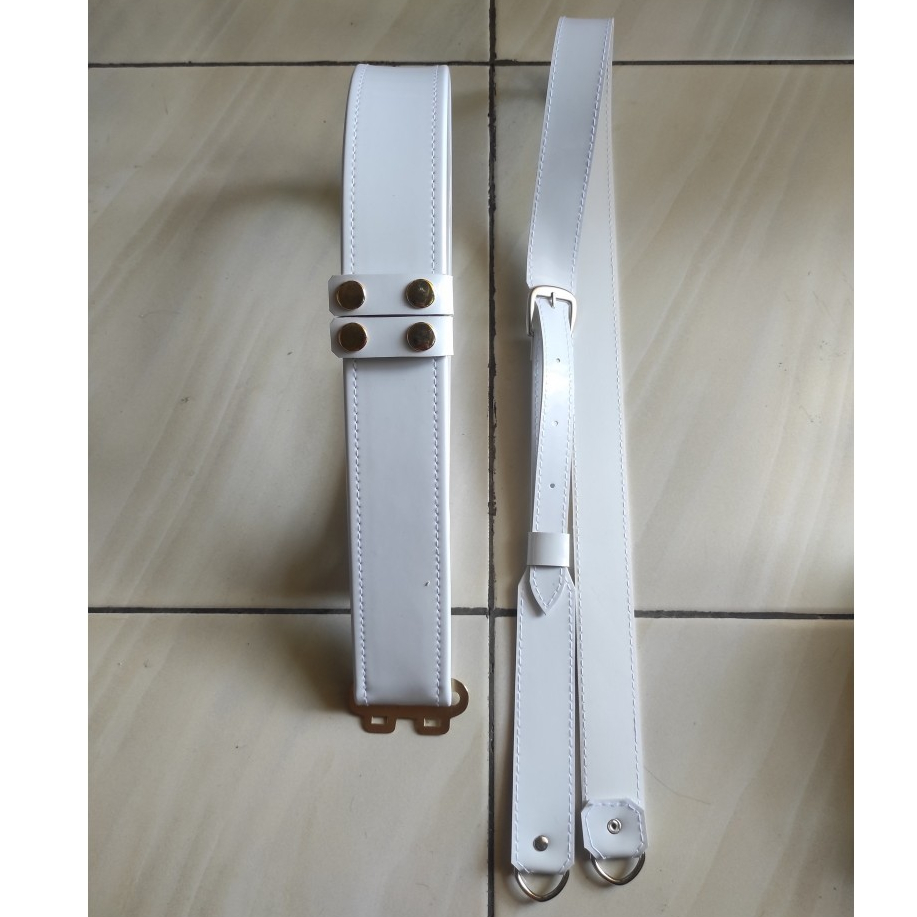 SABUK KOPEL DAN SLEMPANG PROVOS DISHUB KEMENHUB SATPAM SECURITY LANTAS POLSUSPAS PUTIH POLOS