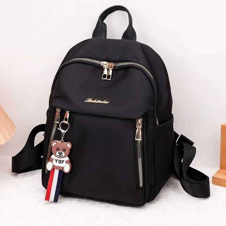 Terkini Grosir New Tas Ransel Waterproof Terbaru Wanita 224 Fashion Bahan Nylon IMFORT Tas Backpack 