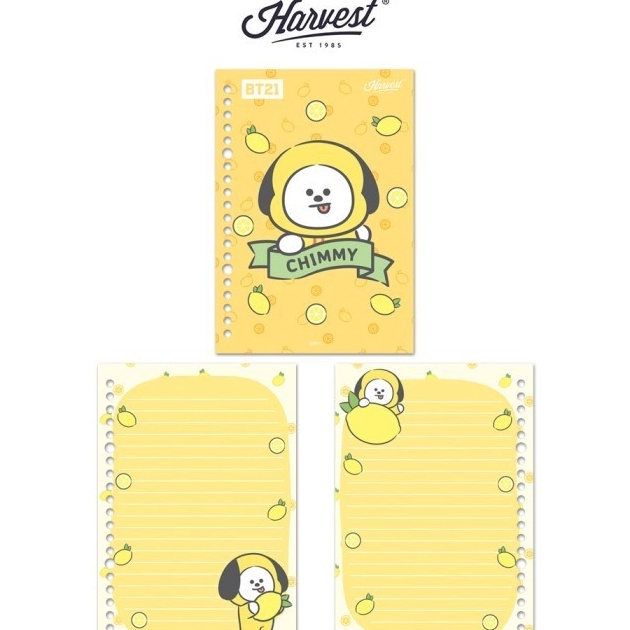 

Promo Harvest BT21 Kes Binder Loose Leaf Sweet Fruits CHIMMY