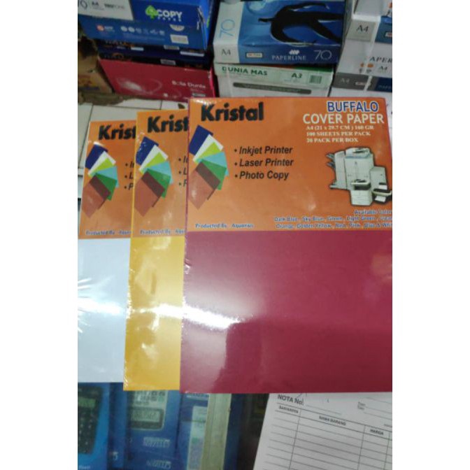 

Limit KES BUFFALO A4 16g KRISTAL SAMPUL COVER KES