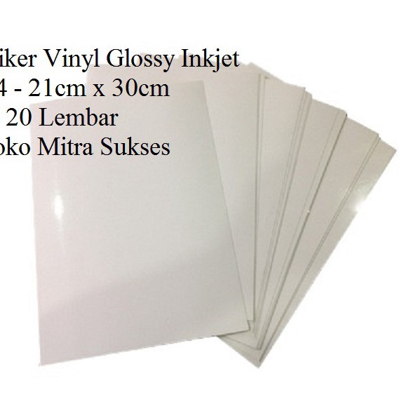 

Premium Stiker Vinyl Inkjet A4