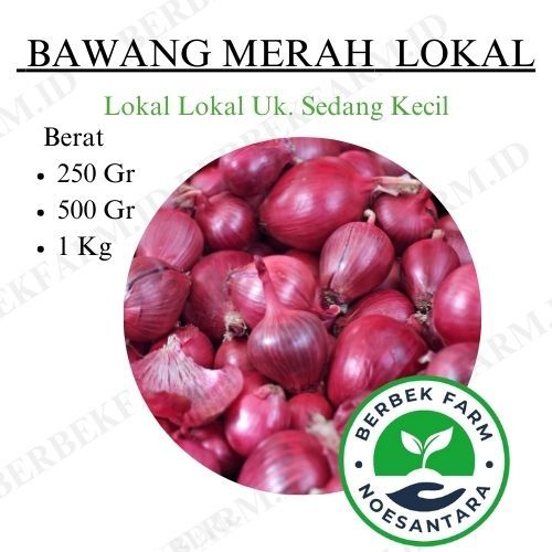 

Bawang Merah Lokal 250gr, 500gr, 1Kg