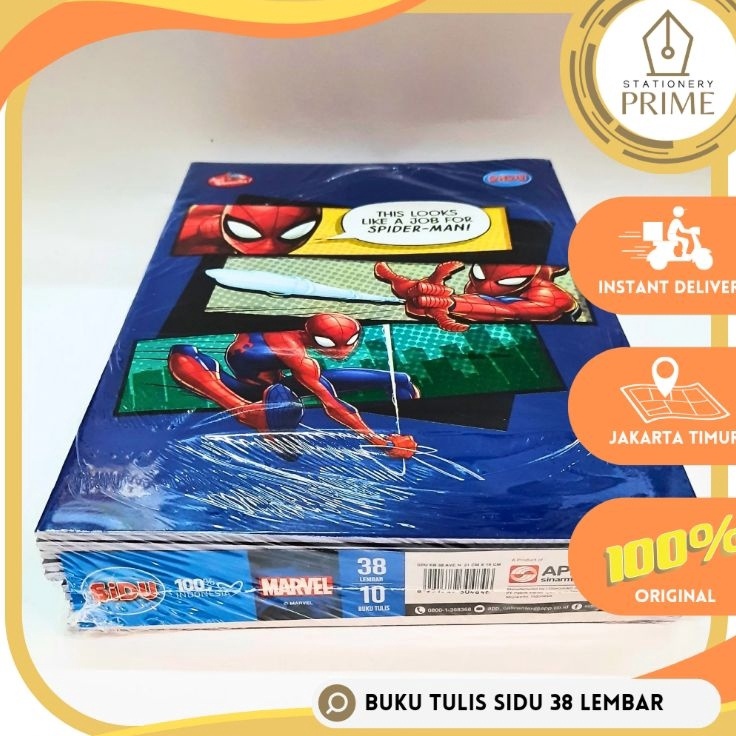 

Istimewa Buku Tulis Sinar Dunia SIDU 38 Lembar 1 Pack isi 1 Buku