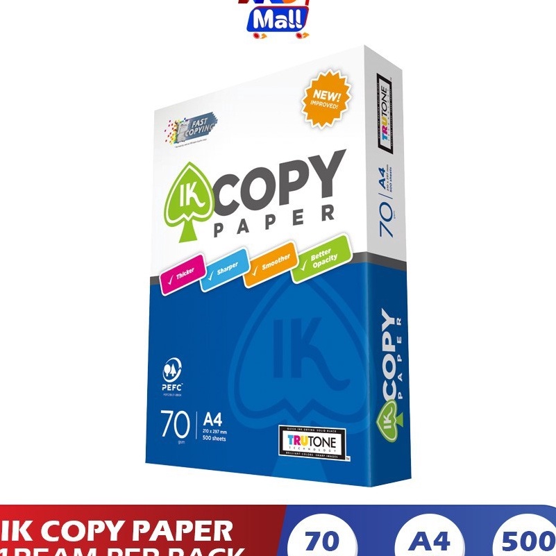

Terbaru IK Copy Copier Paper Kes Print Fotocopy A4 7grgsm Sheet