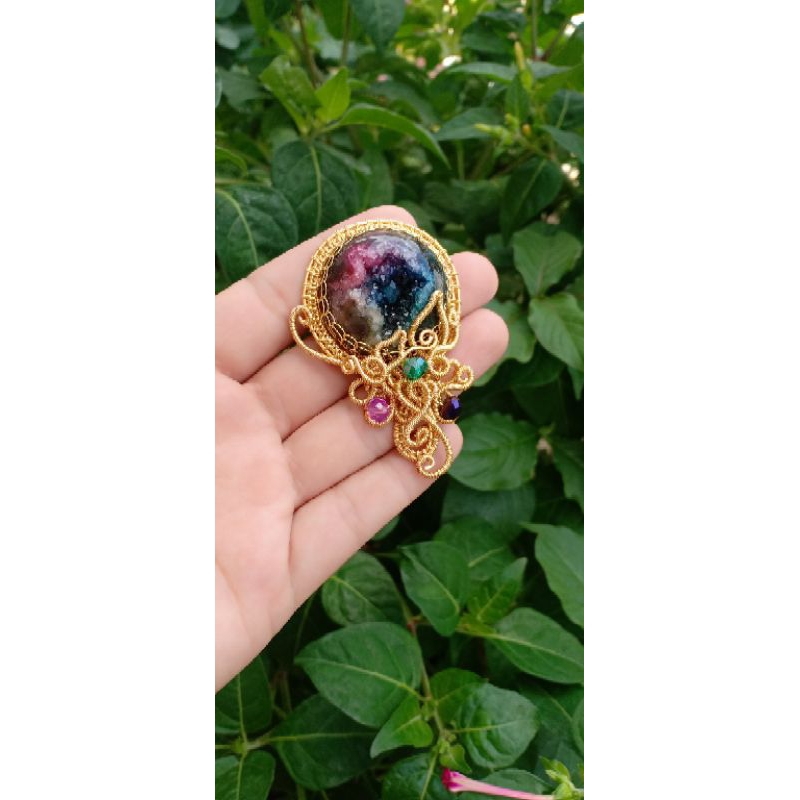 Bros Batu Druzy Rainbow